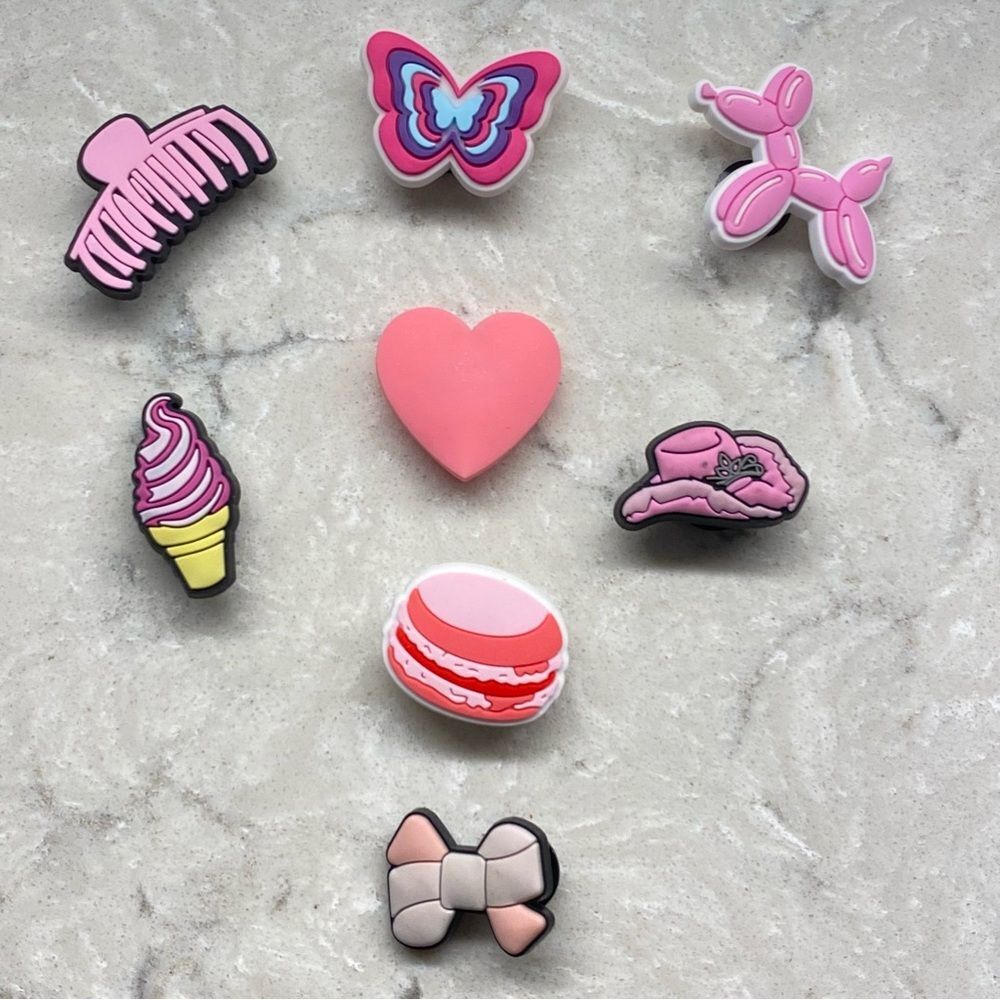 Preppy Croc Charms Set of 8